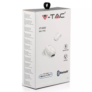 CASCA BLUETOOTH EAR BUDS 55MAH - ALB - Img 3