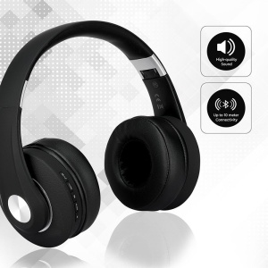 CASCA WIRELESS BLUETOOTH/MSD - NEGRU - Img 8