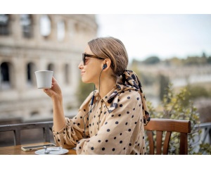 Casti JVC HA-FR29UC-A-U, Cu fir, In-Ear, Microfon, USB-C, Functie Mod Sunet, Husa, albastru - Img 6