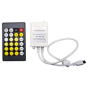 CONTROLLER BANDA LED ALB 24 BUTOANE - Img 2