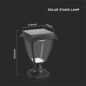 CORP ILUMINAT LED SOLAR 2W 3000K + 6000K IP65 - Img 4