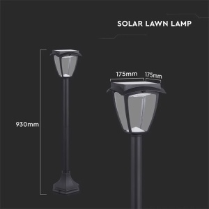 CORP ILUMINAT LED SOLAR 2W 3000K + 6000K IP65 - Img 5
