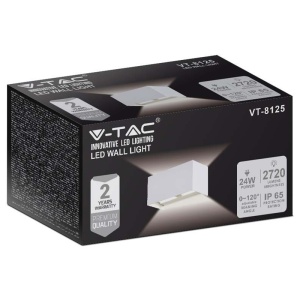 CORP ILUMINAT PERETE IP65 24W 4000K - ALB - Img 3