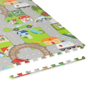 COVORAS EDUCATIV PUZZLE 120X120CM MASINI REBEL - Img 5