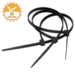 FASETE REZISTENTE UV 4.8X200MM NEGRE SET 100B - Img 1