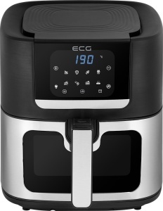 Friteuza cu aer cald ECG AF 8000 Crusty XL, 7 litri, 1700 W, control digital, 8 programe, temperatura 80-200°C - Img 2