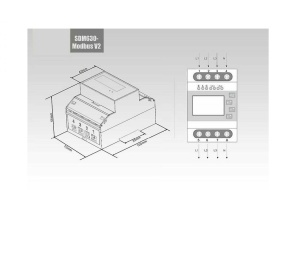 Growatt contor trifazat TPM-E