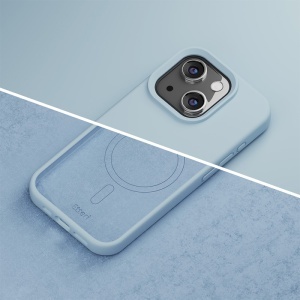 HUSA SILICON PENTRU IPHONE 15 6.1 - ALBASTRU - Img 8