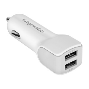 INCARCATOR AUTO USB DUAL 2.1A SI 1A K&M - Img 2