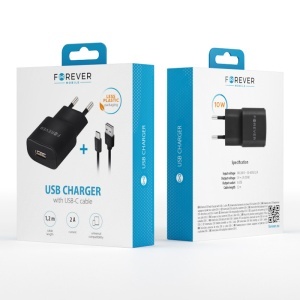 INCARCATOR RETEA 10W 1X USB 2A + CABLU USB-C - Img 7
