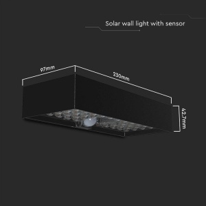 LAMPA EXTERIOARA 6W IP65 4000K INCARCARE SOLARA -NEGRU - Img 6