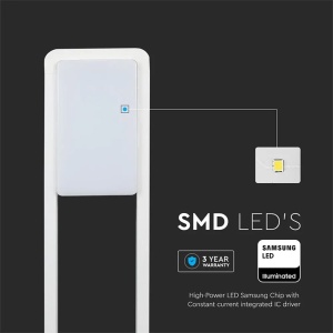 LAMPA ILUMINAT GRADINA 10W IP65 3000K ALB CALD - ALB - Img 9