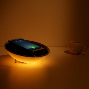 LAMPA LED 10W INCARCARE WIRELESS QI PLATINET - Img 6