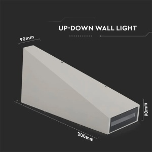 LAMPA LED 6W IP65 3000K ALB CALD - GRI - Img 5