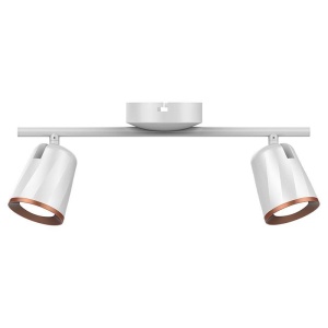 LAMPA LED MONTAJ PERETE 2X6W 4000K ALB NEUTRU - ALB - Img 2