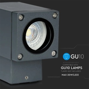 LAMPA MONTAJ PERETE SOCLU GU10 IP44 - Img 14