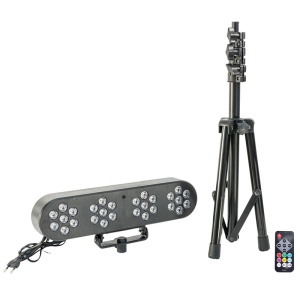 LED BAR 4X7X1W RGBW + TREPIED - Img 3