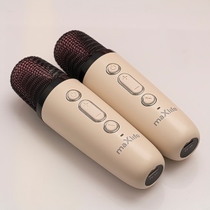 MINI BOXA KARAOKE CU MICROFON WIRELESS - ROZ - Img 8