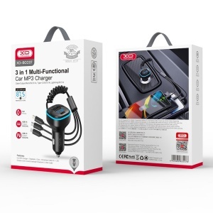 MODULATOR FM CU BLUETOOTH 3.1A + CABLURI USB-C/LIGHTINING/MICRO USB - Img 3
