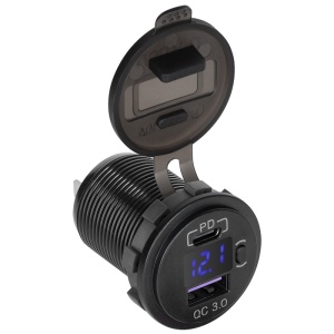 MUFA MONTAJ INCARCARE USB PD SI QC 3.0 48W - Img 2
