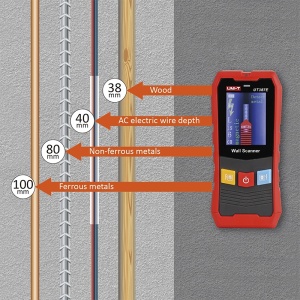 MULTIMETRU DETECTOR METAL WALL SCANNER UT387E UNI-T - Img 6