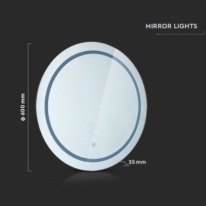 OGLINDA ILUMINATA LED 25W 3 IN 1 IP44 ANTI ABURIRE - Img 4