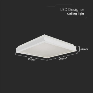 PLAFONIERA LED 24W 3IN1 - ALB - Img 3