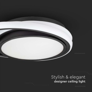 PLAFONIERA LED 24W 3IN1 - NEGRU - Img 6