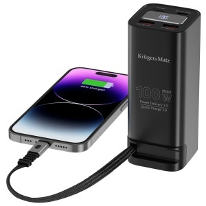 POWER BANK 20000 MAH LI-ION 100W QC PD KRUGER&MATZ - Img 8
