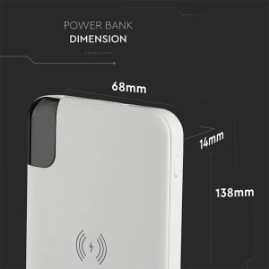 POWER BANK 8000MAH INCARCARE WIRELESS - ALB - Img 13