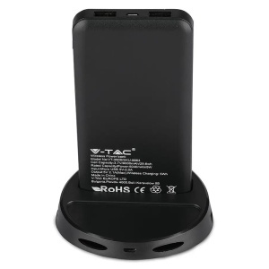 POWER BANK 8000MAH INCARCARE WIRELESS MODEL STAND - NEGRU - Img 10
