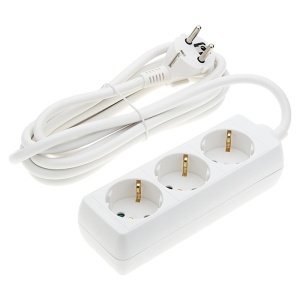 PRELUNGITOR 3 CAI 3M(3G1.5MM) 16A MAX 3500W ALB