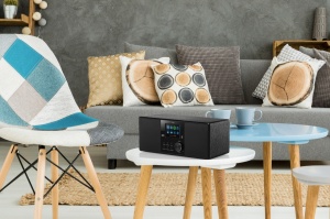 Radio internet JVC RA-E981B, 10W RMS, tuner DAB+/FM, Bluetooth, LCD 2.8”, WiFi, Spotifiy Connect, telecomanda, USB, AUX, negru - Img 9