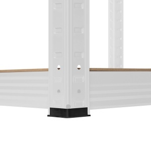 RAFT METALIC 5 POLITE 750KG MDF 180X90X40 ALB REBEL - Img 9