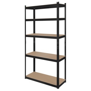 RAFT METALIC 5 POLITE 750KG MDF 180X90X40 NEGRU REBEL - Img 3