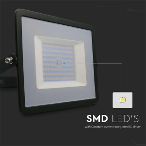 REFLECTOR LED SMD 100W 4000K IP65 - NEGRU - Img 7