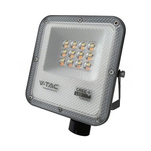 REFLECTOR LED SMD 10W 3IN1 IP65 CIP CREE- NEGRU/GRI - Img 1