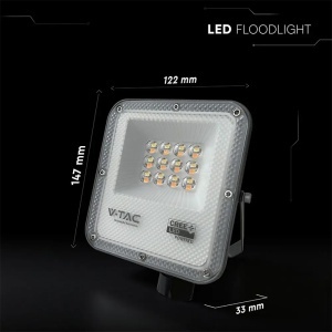 REFLECTOR LED SMD 10W 3IN1 IP65 CIP CREE- NEGRU/GRI - Img 5
