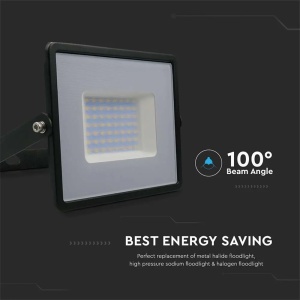 REFLECTOR LED SMD 50W 6500K IP65 - NEGRU - Img 8