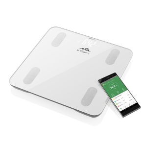 RESIGILAT - Cantar Smart ETA Vital Fit 6781 90000, 180 Kg, Bluetooth, Sticla securizata 6 mm, alb
