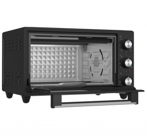 RESIGILAT - Cuptor electric ECG ET 2001B Airfry, 20 L, 1500 W, 80–250 °C, timer 90 min, 7 functii presetate, convectie, negru - Img 5