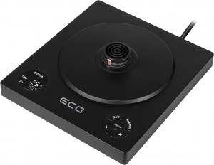 RESIGILAT - Fierbator electric ECG Forza 8000 Pour over Nero, 1200 W, 1 litru, otel inoxidabil, negru mat - Img 9