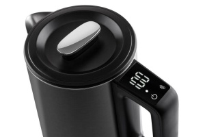 RESIGILAT - Fierbator electric ETA Ester 4597 90000, 2200W, 1.5 litri, 40 la 100 °C, otel inoxidabil, pereti dubli, negru - Img 4