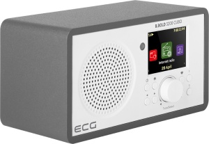 RESIGILAT - Internet radio ECG B.BOLD 3200 Cubo, FM, Bluetooth, Li-Ion 3,7V/2000 mAh, 3W RSM, telecomanda, carcasa din lemn - Img 7