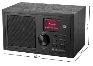 RESIGILAT - Radio GoGEN DAB 620 BTCB, 5W, DAB+/FM, Bluetooth, LCD color, ceas cu alarma, negru - Img 5