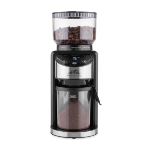 RESIGILAT - Rasnita de cafea ETA Profito 1069 90000, 200W, 35 de grade de macinare, LED, control tactil, negru