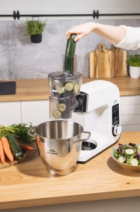 Robot de bucatarie ETA Gratus Kuliner II Origin 2038 90000, 1700 W, bol 6.7 litri + bol 3.5 litri, design integral din metal, LED, control tactil - Img 16