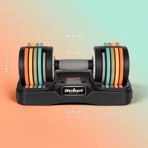 SET 2X GANTERA FONTA REGLABILA 1KG 2X10KG REBEL ACTIVE - Img 11