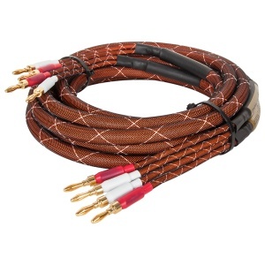 SET CABLU DIFUZOR MUFE BANANA X2 CUPRU 15AWG 5M K&M - Img 3