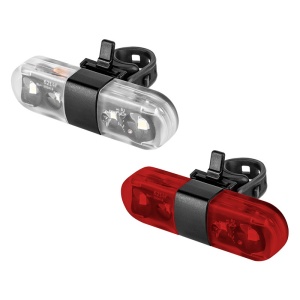 SET ILUMINAT BICICLETA FATA SPATE USB - Img 2